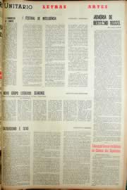 Página do jornal Unitário de junho de 1968