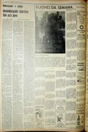 Página do jornal Unitário de junho de 1968