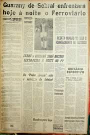 Página do jornal Unitário de junho de 1968