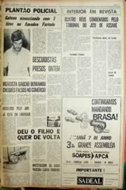 Página do jornal Unitário de junho de 1968