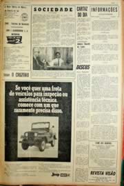 Página do jornal Unitário de junho de 1968