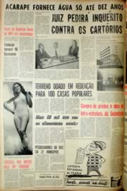 Página do jornal Unitário de junho de 1968