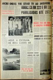 Página do jornal Unitário de junho de 1968