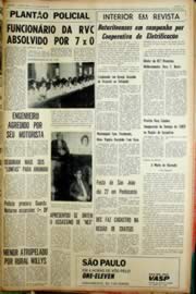 Página do jornal Unitário de junho de 1968