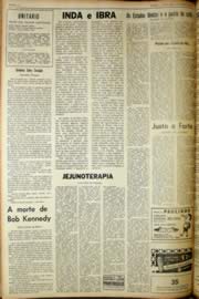 Página do jornal Unitário de junho de 1968