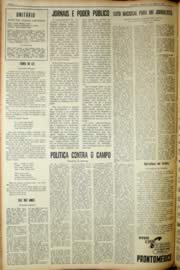 Página do jornal Unitário de junho de 1968