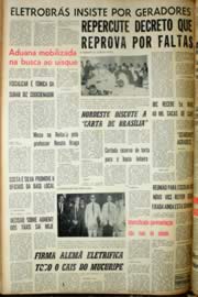 Página do jornal Unitário de junho de 1968