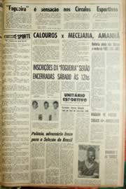 Página do jornal Unitário de junho de 1968