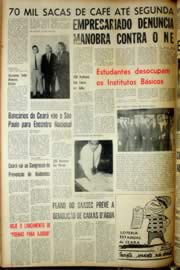 Página do jornal Unitário de junho de 1968