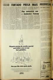 Página do jornal Unitário de junho de 1968