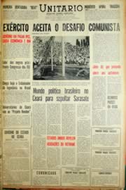 Página do jornal Unitário de junho de 1968