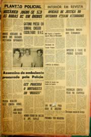 Página do jornal Unitário de junho de 1968
