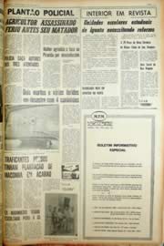 Página do jornal Unitário de junho de 1968