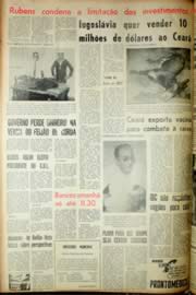 Página do jornal Unitário de junho de 1968