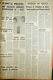 Página do jornal Unitário de junho de 1968