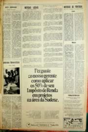 Página do jornal Unitário de junho de 1968