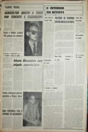 Página do jornal Unitário de outubro de 1968