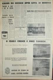 Página do jornal Unitário de outubro de 1968