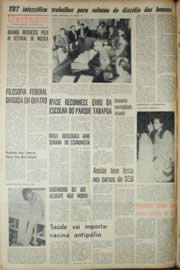 Página do jornal Unitário de outubro de 1968