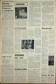 Página do jornal Unitário de outubro de 1968