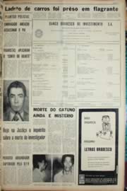 Página do jornal Unitário de outubro de 1968