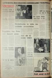 Página do jornal Unitário de outubro de 1968