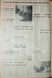 Página do jornal Unitário de outubro de 1968