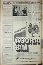 Página do jornal Unitário de outubro de 1968