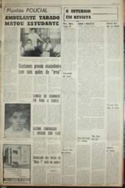 Página do jornal Unitário de outubro de 1968