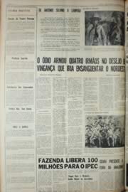 Página do jornal Unitário de novembro de 1968