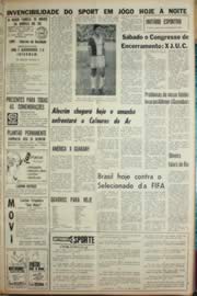 Página do jornal Unitário de novembro de 1968