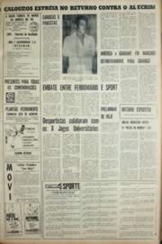 Página do jornal Unitário de novembro de 1968