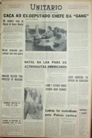 Página do jornal Unitário de novembro de 1968
