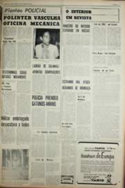 Página do jornal Unitário de novembro de 1968