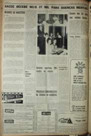 Página do jornal Unitário de novembro de 1968