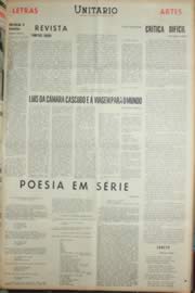 Página do jornal Unitário de novembro de 1968