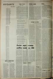 Página do jornal Unitário de novembro de 1968