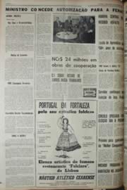 Página do jornal Unitário de novembro de 1968