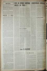 Página do jornal Unitário de dezembro de 1968