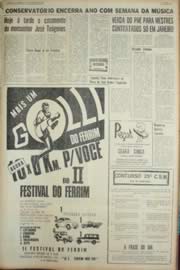Página do jornal Unitário de dezembro de 1968