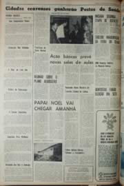Página do jornal Unitário de dezembro de 1968