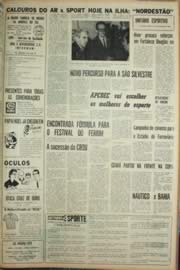 Página do jornal Unitário de dezembro de 1968