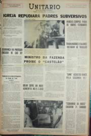 Página do jornal Unitário de dezembro de 1968