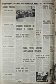 Página do jornal Unitário de dezembro de 1968