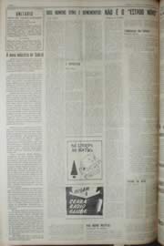 Página do jornal Unitário de dezembro de 1968