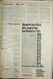 Página do jornal Unitário de dezembro de 1968