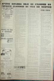 Página do jornal Unitário de dezembro de 1968