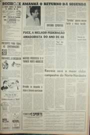 Página do jornal Unitário de dezembro de 1968