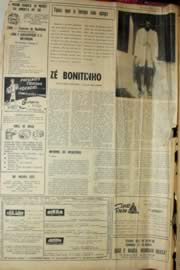 Página do jornal Unitário de julho de 1969