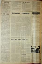 Página do jornal Unitário de julho de 1969